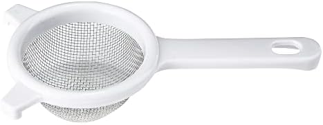 Chef Craft Classic Stainless Steel Mesh Strainer, 3 inch, White