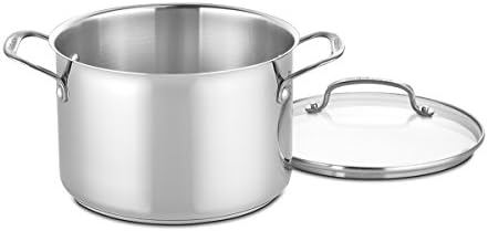 Cuisinart 17-Piece Stainless Steel Cookware Set, Chef's Classic Steel Collection with Pure Aluminum Core for Quick and Even Heat, Cool Grip Handles, Dishwasher Safe, 77-17N