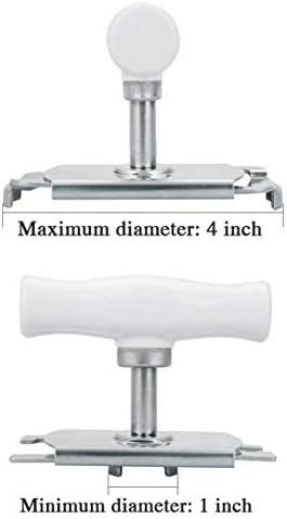 Jar Opener Multifunction Adjustable for 1-4 inches Bottle Can, Stainless Steel Lids Off Jar Opener. Fit Seniors, Arthritis, Women, Chilren, Weak Hands