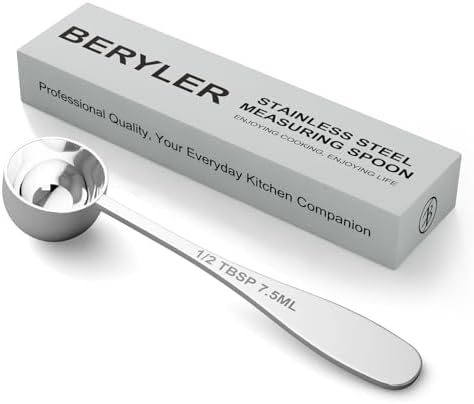 1PCS 1/2TBSP(7.5ML) Measuring Spoon, 18/8(304) Stainless Steel Tablespoon