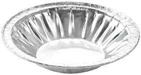 Waytiffer 100 Pack - Pie Pans 4 inch,Mini Pie Tins HEAVY-DUTY Disposable Aluminum Foil Tart/pie Pans for Baking Easily Stack & Store, Freeze & Reheat