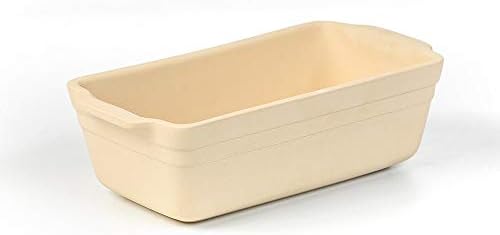 Ohio Stoneware Loaf Pan Non-Absorbing Non-Stick Microwave and Oven Safe