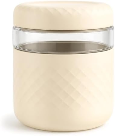 32 oz/4 Cup Glass Lunch Bowl Container with Lid, Leak & Spill Proof