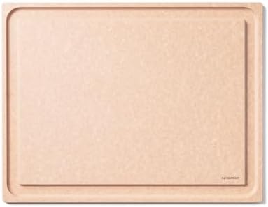 Epicurean BBQ Board 19.5" x 15" Cutting Board with Deep Juice Groove - Dishwasher Safe and Made in the USA, Natural
