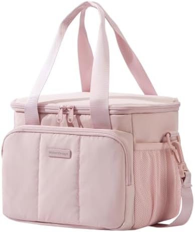 NISHEL Lunch Bag for Women, Insulated Lunch Box with Adjustable Strap