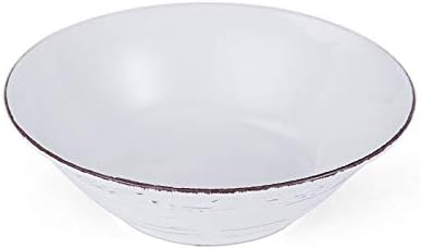 Pfaltzgraff Trellis Serve Bowl, 9", White (Pack of 6)