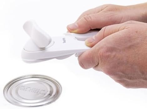 Starfrit Little Beaver Can Opener, Safe, Comfort Grip, White