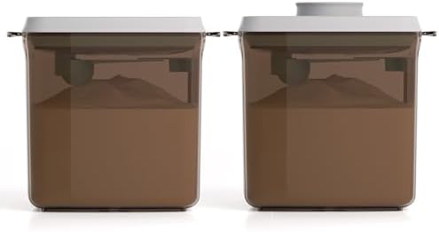 Baby Formula Container, 25oz Airtight Milk Powder Dispenser, Brown