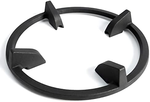 Charbrofire Wok Ring, Replacement Parts Cast Iron Wok Support Ring for Gas Stove Burner Grate Samsung, GE, Kitchenaid, LG, Whirlpool, Frigidaire, Kenmore Etc Gas Stove Stand Rack Accessories