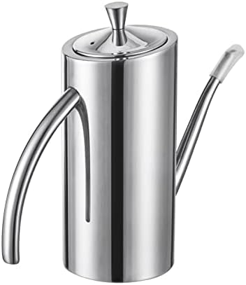KSENDALO Premium SUS304 Stainless Steel Olive Oil Bottle Dispenser (500ML/17oz)