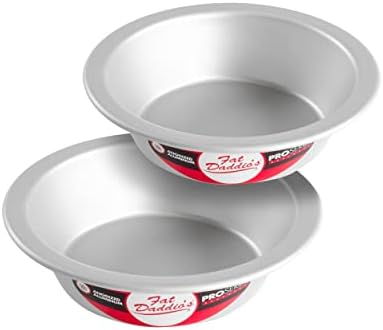 Fat Daddio's PIE-6SET Anodized Aluminum Pie Pan, 6 x 1.5 Inch, Set of 2