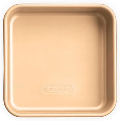 Nordic Ware Naturals Aluminum NonStick 9x9-Inches Square Cake Pan