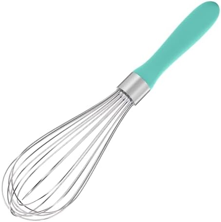 U-Taste Wire Whisk for Cooking, 18/10 Stainless Steel Wisk, M/Aqua Sky