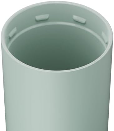 BrüMate Strova 18oz 100% Leakproof Insulated Coffee Mug | Ceramic-Lined Interior | Built-In Silicone Sleeve for Travel | Locking Flip Lid (Sage)