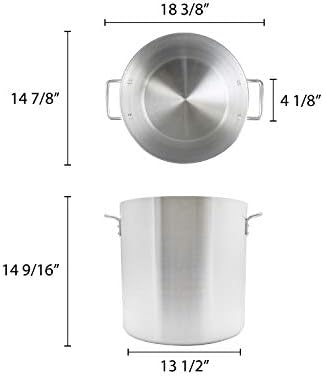 Thunder Group 40 Quart Aluminum Stock Pot