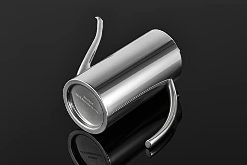KSENDALO Premium SUS304 Stainless Steel Olive Oil Bottle Dispenser (500ML/17oz)
