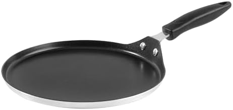Restaurantware Nonstick Griddle 1 Count 10 x 10 Inch Aluminum Nonstick Frying Griddle With Bakelite Handle - Square Frying Pan With Even Heating - Black Cooking Surface For Home Kitchens
