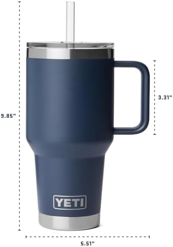 YETI Rambler 35 oz Straw Mug 2.0, Seafoam