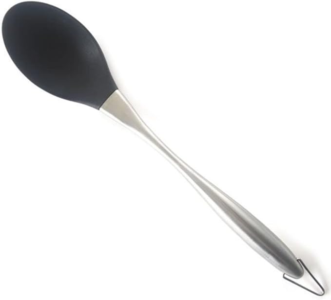 Norpro Stainless Steel and Silicone Solid Spoon