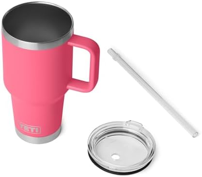 YETI Rambler 35 oz Straw Mug 2.0, Tropical Pink