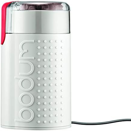 Bodum Bistro Electric Blade Coffee Grinder, White