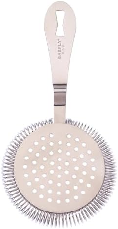 Barfly Deluxe Antique Hawthorne Spring Strainer, Stainless Steel
