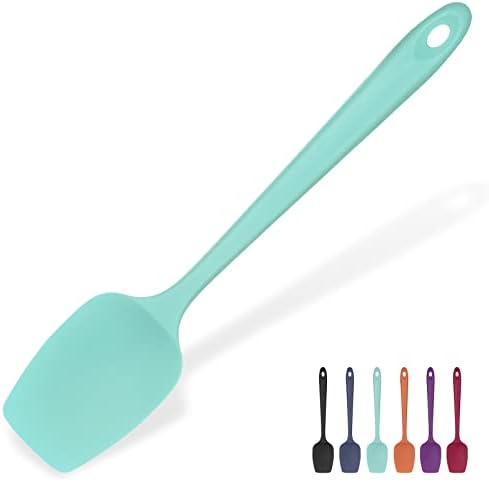 U-Taste Silicone Spoon Spatula, 600°F High Temp Spoonula, 11.38", Aqua Sky
