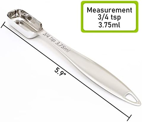 1PCS 3/4tsp(3.75ml) Measuring Spoon, Stainless Steel Measure Teaspoon