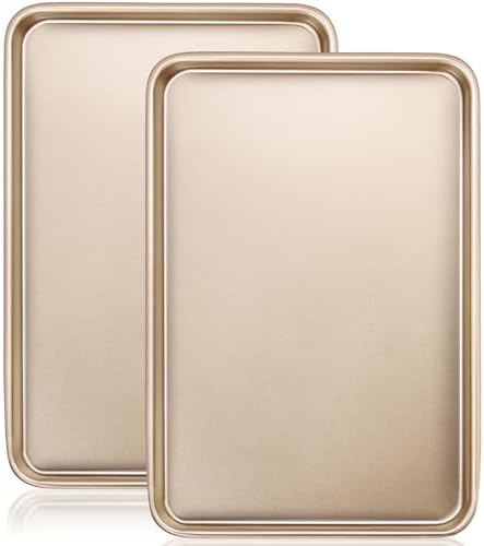 Wildone Baking Sheet Pan Set of 2, Nonstick Cookie Sheets for Baking