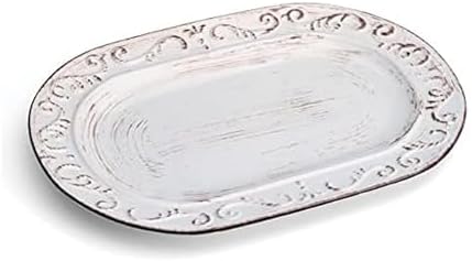 Pfaltzgraff Trellis Serving Platter, 13.75 inch, White