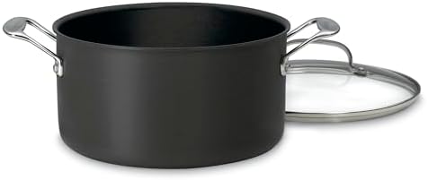 Cuisinart Chef's Classic 6-Quart PURELYCERAMIC™ Nonstick PFAS Free Hard-Anodized, Stockpot with Cover, 644C-24