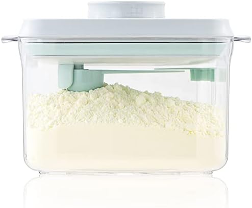 Baby Formula Container, 14oz Airtight Milk Powder Dispenser with Pop Lid