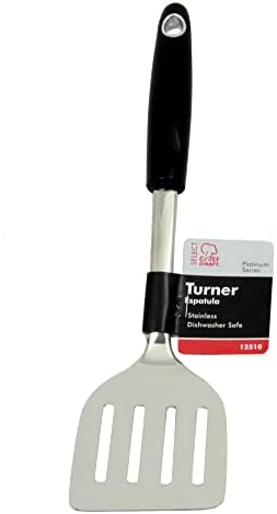 Chef Craft Heavy Duty Turner/Spatula, Stainless Steel, 13.5 Inch (Pack of 2)