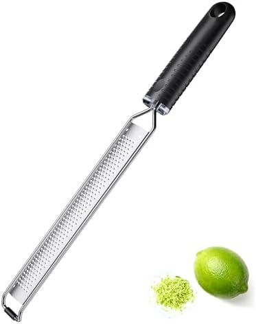 Cheese Grater with Non-Slip Handle, Lemon Zester,L15"x W1.4"