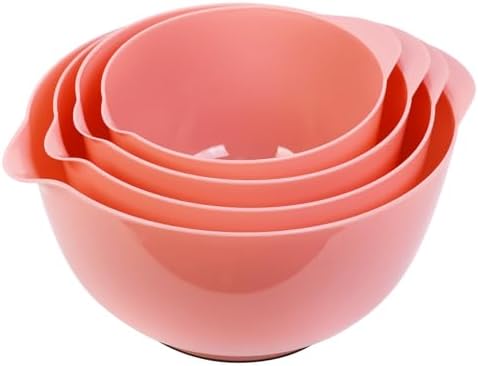 BoxedHome Classic Mixing Bowls Set of 4, 4.5, 3.5, 2.5 and 1.7 quarts