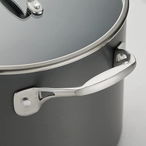 Tramontina OnyxPro Hard Anodized Non Stick 5-Quart Dutch Oven Pot with Lid