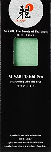 MIYABI 34536-001 Toishi Pro Granularity #400 Rough Whetstone, Sharpener, Knife, Made in Japan