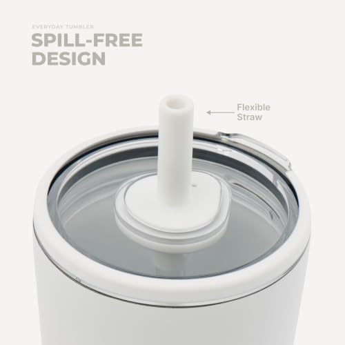 HydroJug Everyday Tumbler 20 oz, Ceramic-Lined Straw Cup, Lunar