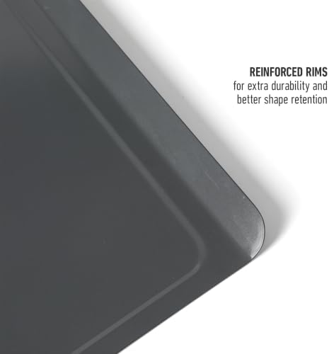 Calphalon Titan Steel Core PFA Free Nonstick 17 x 14 Cookie Sheet Baking Pan, Heavy Duty Reinforced Steel Bakeware for Even Heating, Oven Safe Baking Tray for Cookies