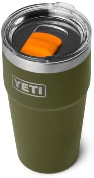 YETI Rambler 20 oz Stackable Tumbler, Stainless Steel, Vacuum Insulated with MagSlider Lid