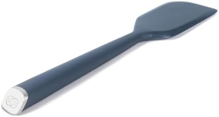 Calphalon Edge Silicone Scraper, Flexible Kitchen Scraper Spatula with Reinforced Core, Heat-Resistant Nonstick-Safe Tool for Baking, Mixing & Cooking, Navy Blue