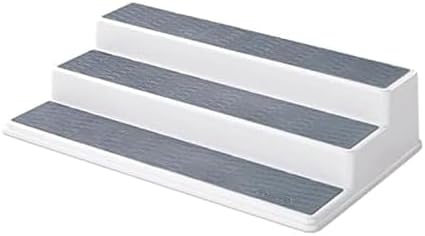 Copco Non-Skid 3-Tier Spice Pantry Organizer, 15-Inch, Durable Gray