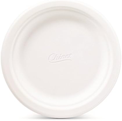 Chinet Classic White, Round All Occasion Fiber Plates, 8.75 Inch, 72 Count