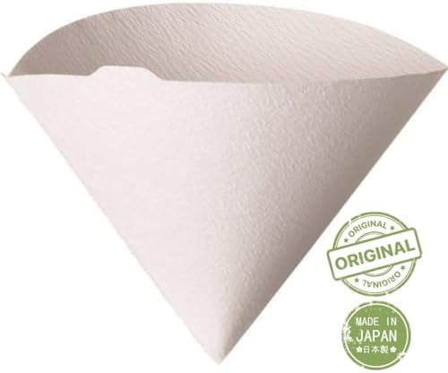 Hario V60 Paper Coffee Filter, Size 03, White, 40ct Box