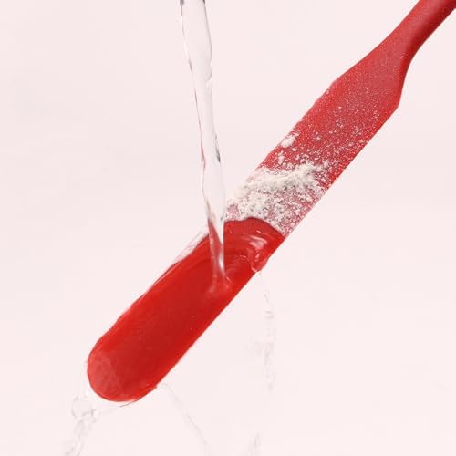 5 Pcs Silicone Jar Spatulas,Sourdough Spatula with Long Handle,Cake Cream Butter Spatulas(5 Pcs)
