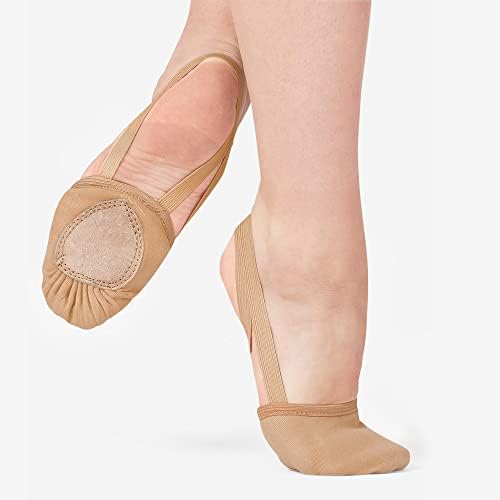Stelle Half Soles Dance Shoes Women Canvas Lyrical Ballet Pirouette Turners