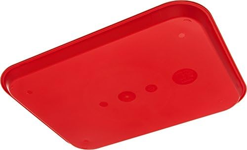 Carlisle Cafe Tray, Fast Food Restaurant Tray, 14 x 18, 1 Ct, Red
