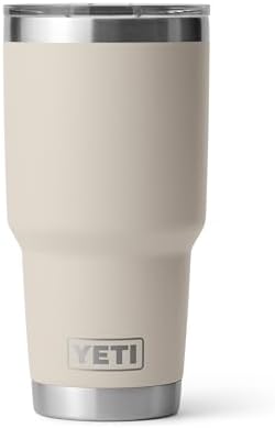 YETI Rambler 30 oz Tumbler, Stainless Steel, Vacuum Insulated with MagSlider Lid, Cape Taupe