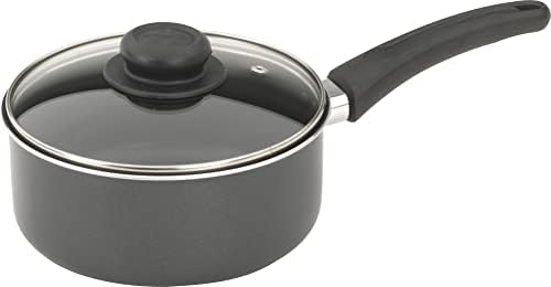 GoodCook Everyday Nonstick Sauce Pan w/Lid, 2 Quart, Black