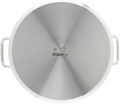 Winware Stainless Steel 16 Quart Stock Pot with Cover, Silver